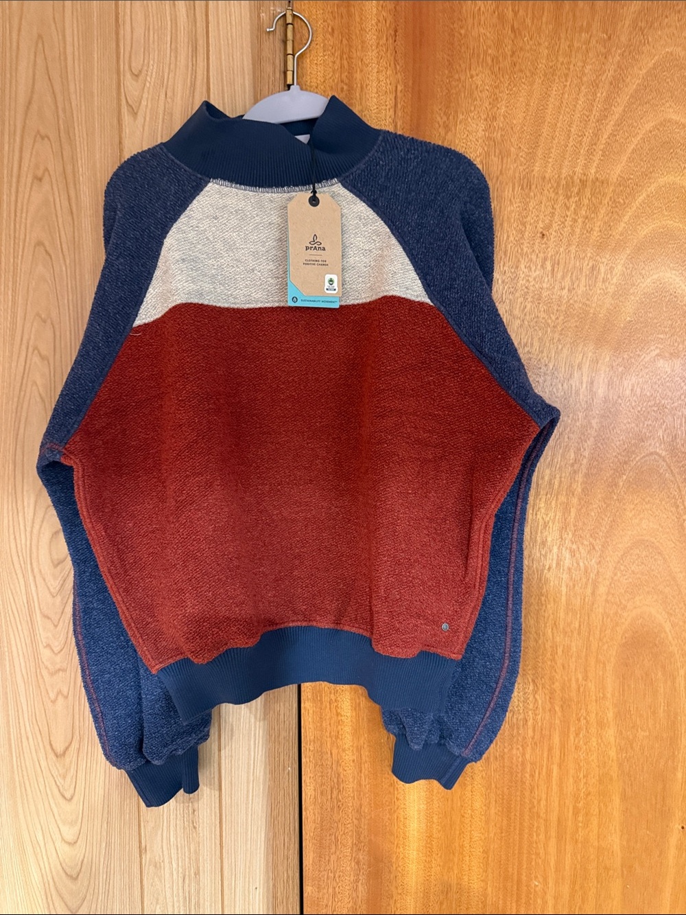 Prana Mock Neck Sweater